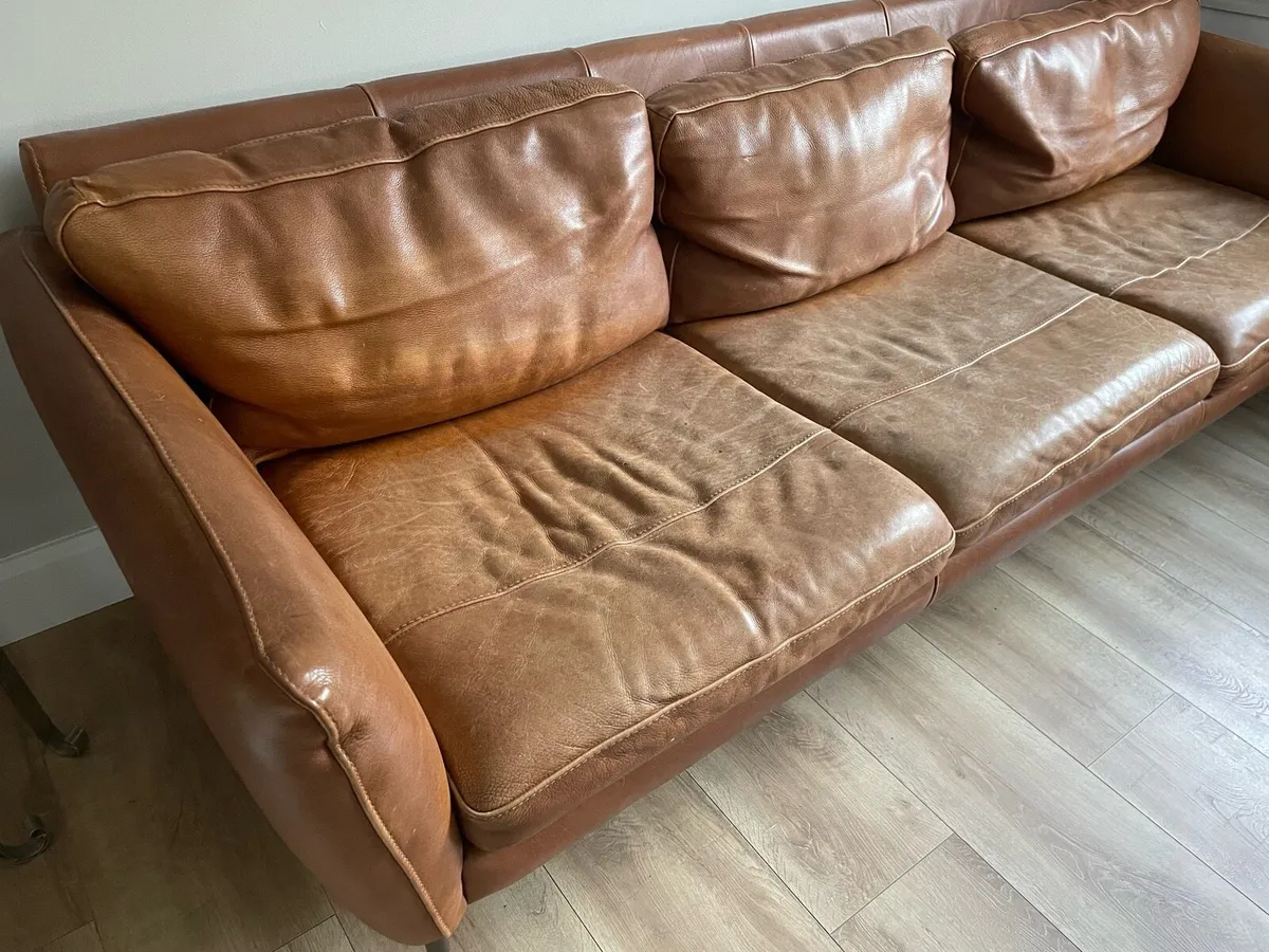 Leather Couch - Image 2
