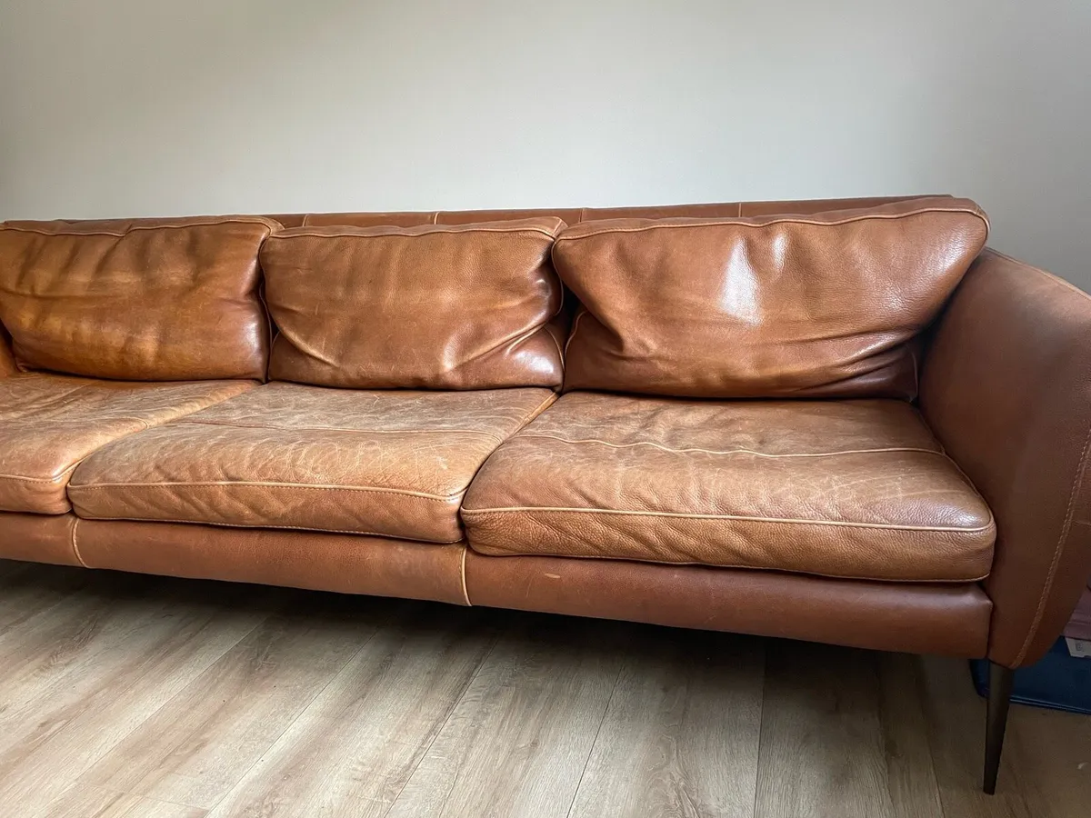 Leather Couch - Image 4