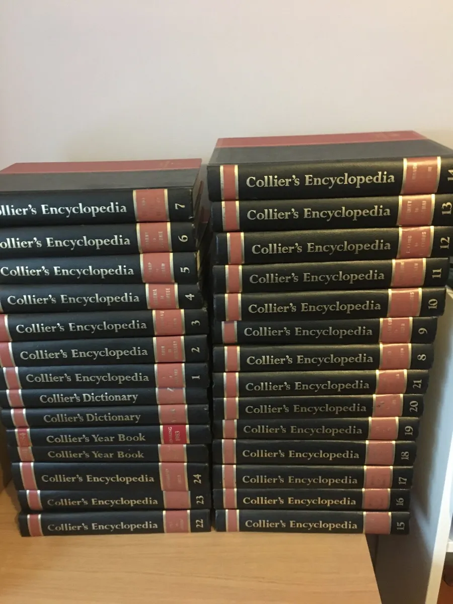 Collier’s Encyclopedia Complete Set 24 Volumes