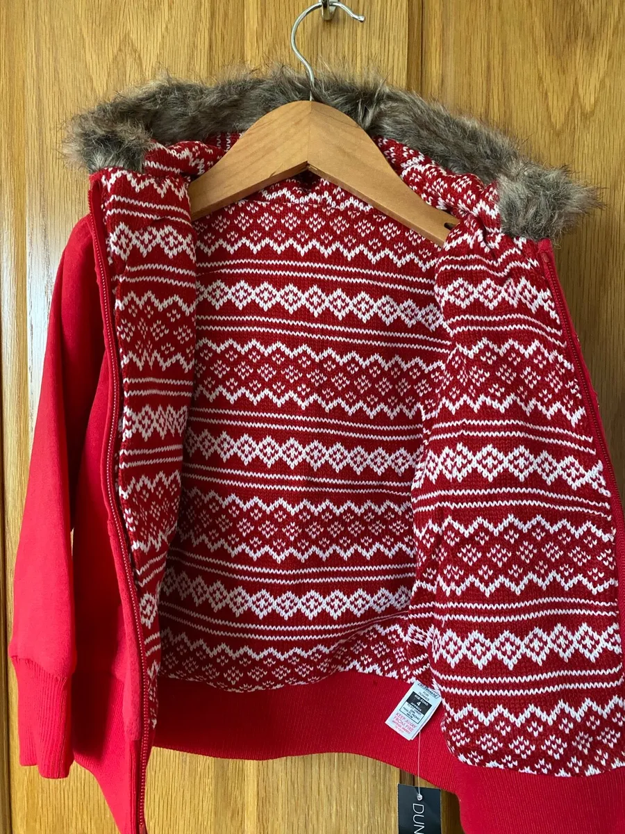 Brand New Dunnes Red Angel Girls Hoodie 4 years - Image 4