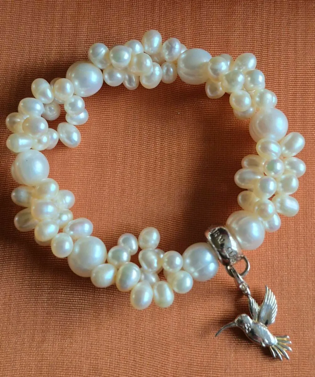 THOMAS SABO Pearl & Silver Bracelet - Image 1