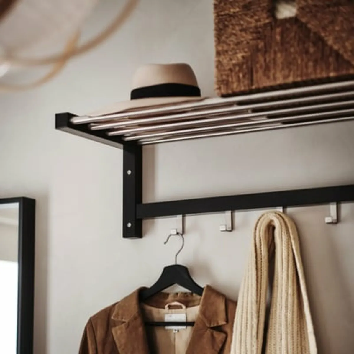 Ikea coat hanger dark brown - Image 1