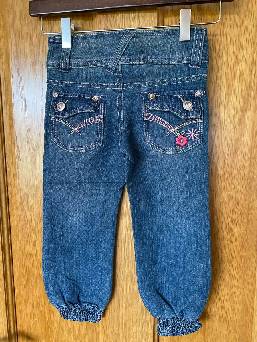 Brand New Girl’s Blue Cuffs End Denim Jeans - Image 3