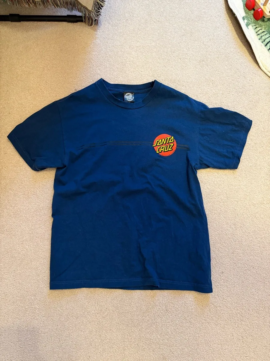Santa Cruz Men’s Navy T Shirt - perfect - Image 1