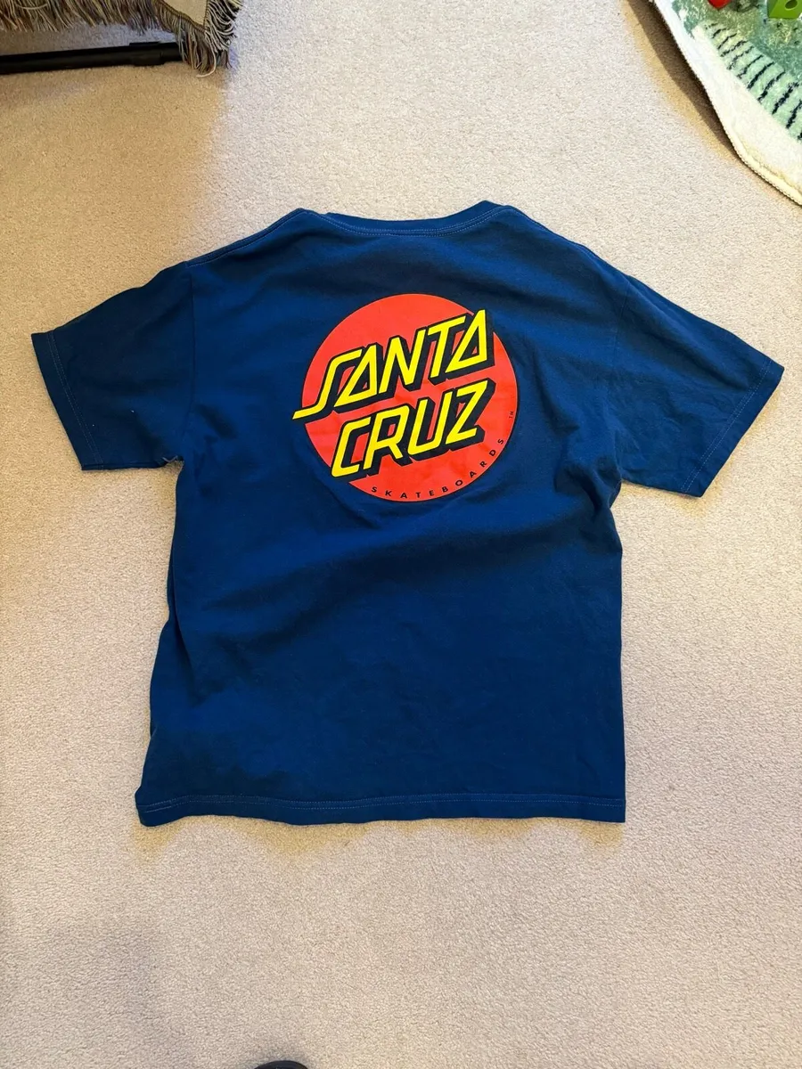 Santa Cruz Men’s Navy T Shirt - perfect - Image 3
