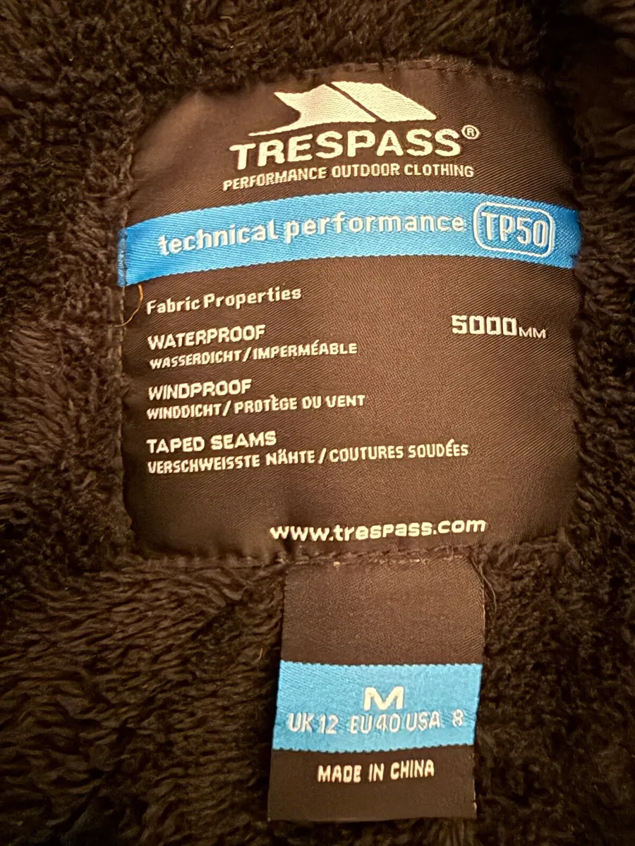 Trespass Ladies Medium Parka - Image 4