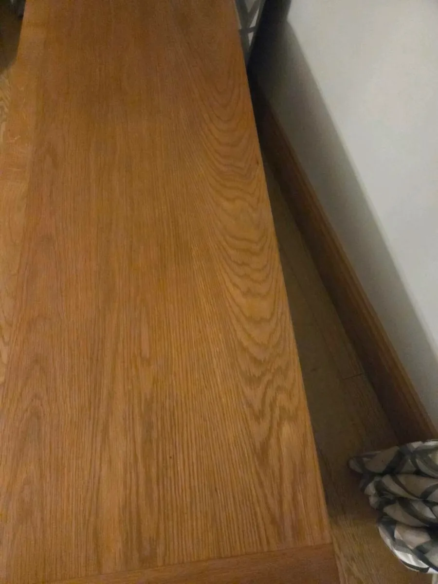 Solid Oak TV Unit - Image 3