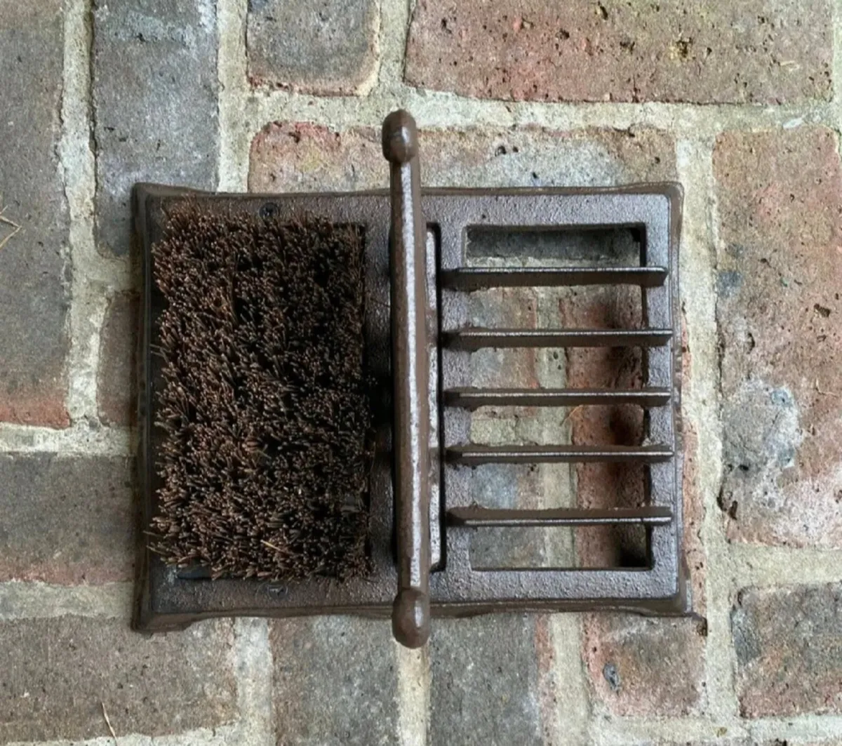 Vintage Style Cast Iron Boot Scraper Brush NEW - Image 4