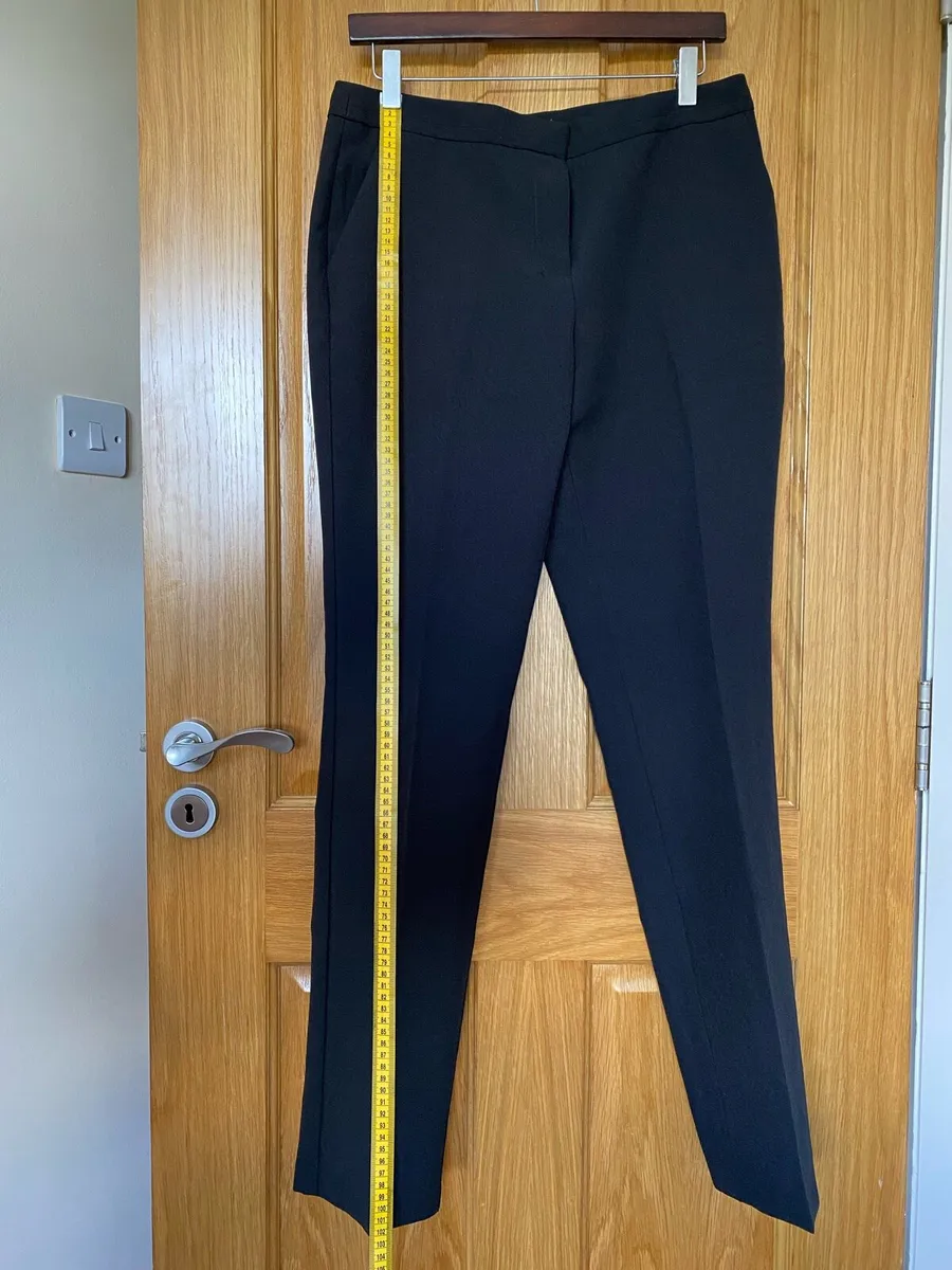 Women’s Casual Formal Black Trousers - Image 1