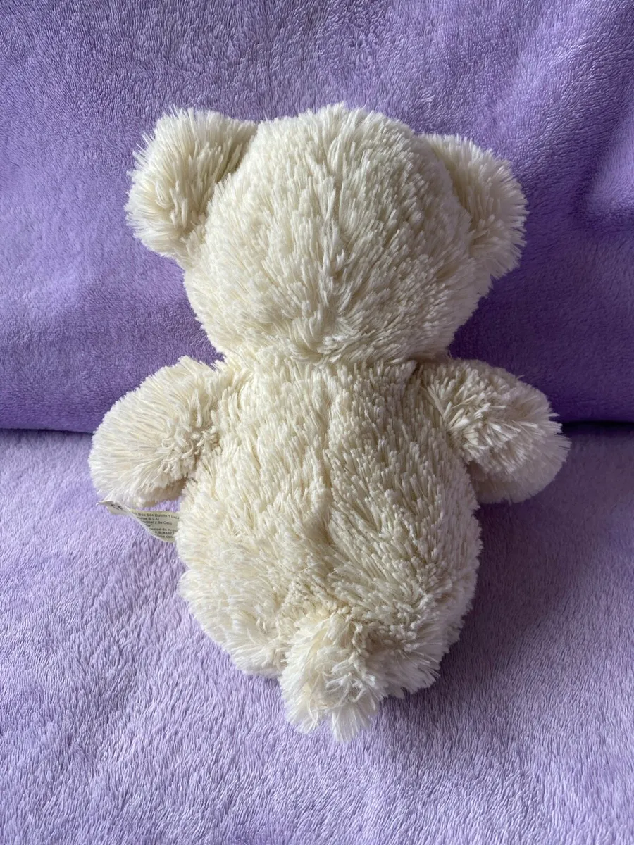 Soft Toy 🧸 Play & Learn White Cream Teddy Bear - Image 2