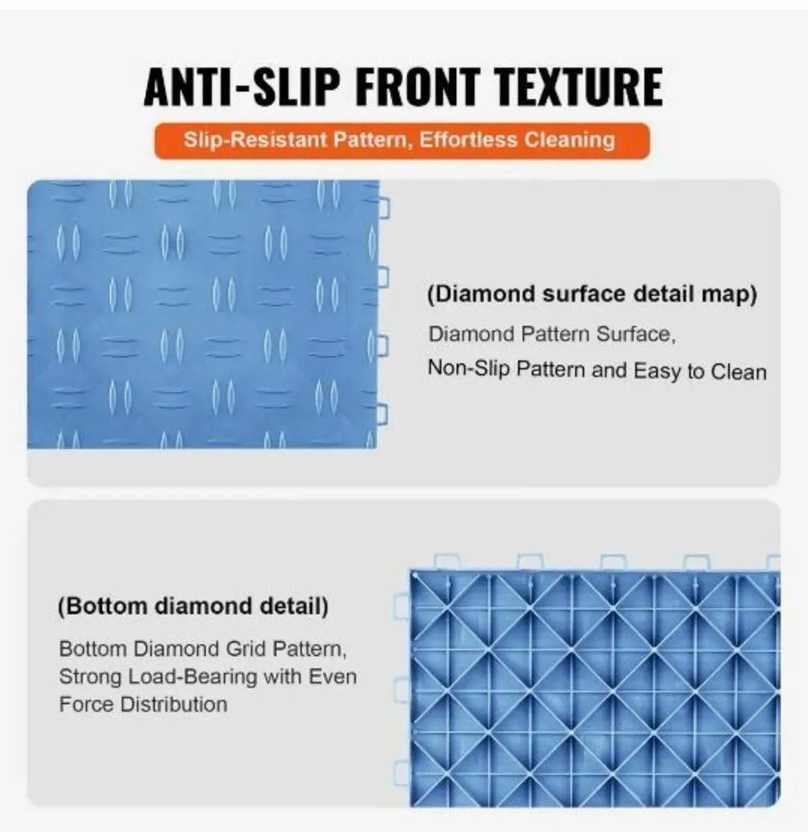 Garage Tiles Interlocking, 12 x 12 x 0.53 inch - Image 3