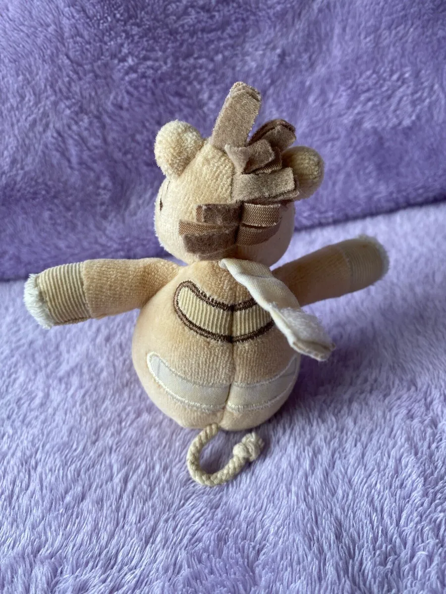 Mamas and Papas Light Brown Zeddy Zebra Rattle - Image 4