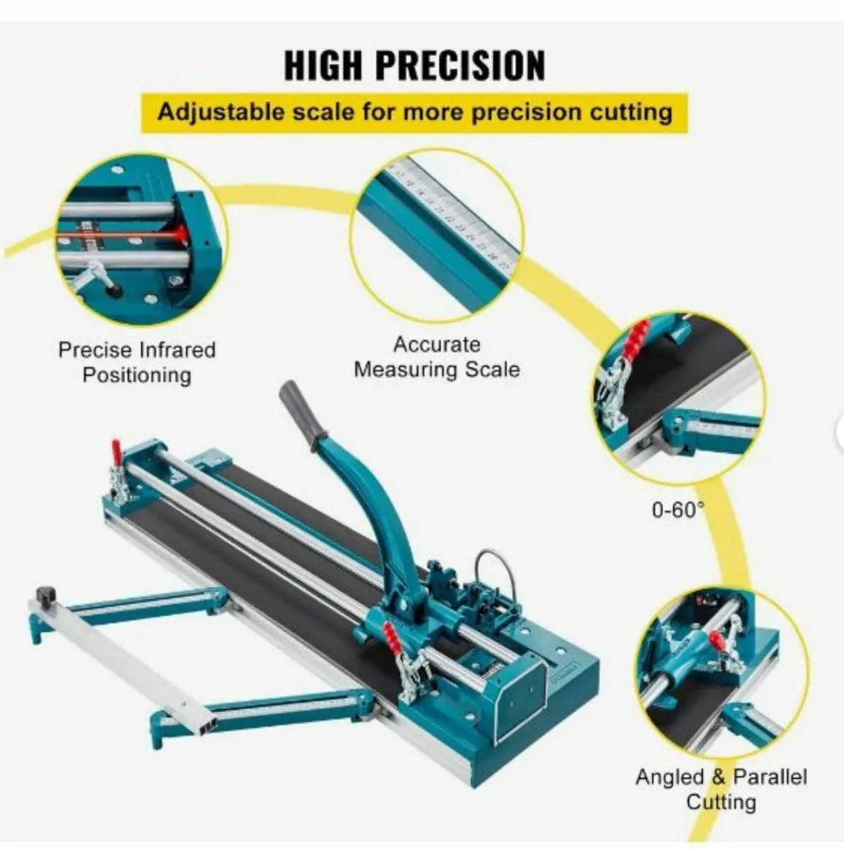 47Inch/1200mm Tile Cutter Double Rail - Image 2