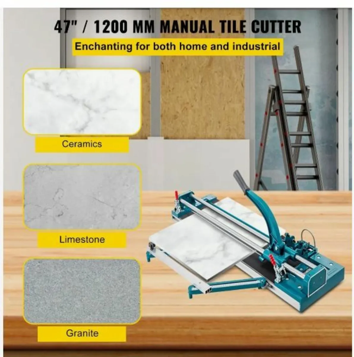 47Inch/1200mm Tile Cutter Double Rail - Image 3