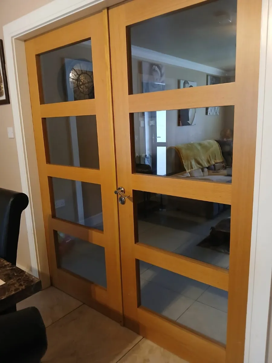 double oak doors
