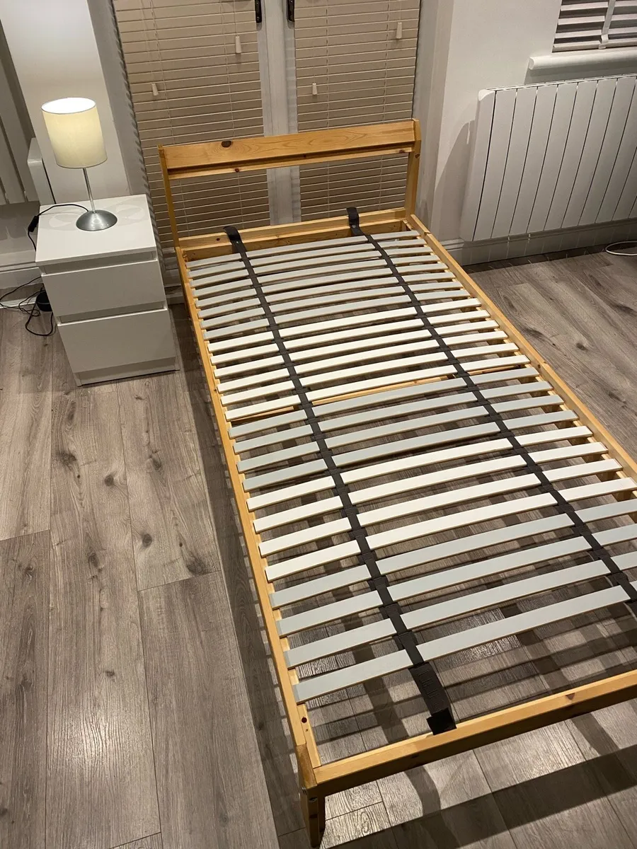 IKEA single bed and locker set - Image 2