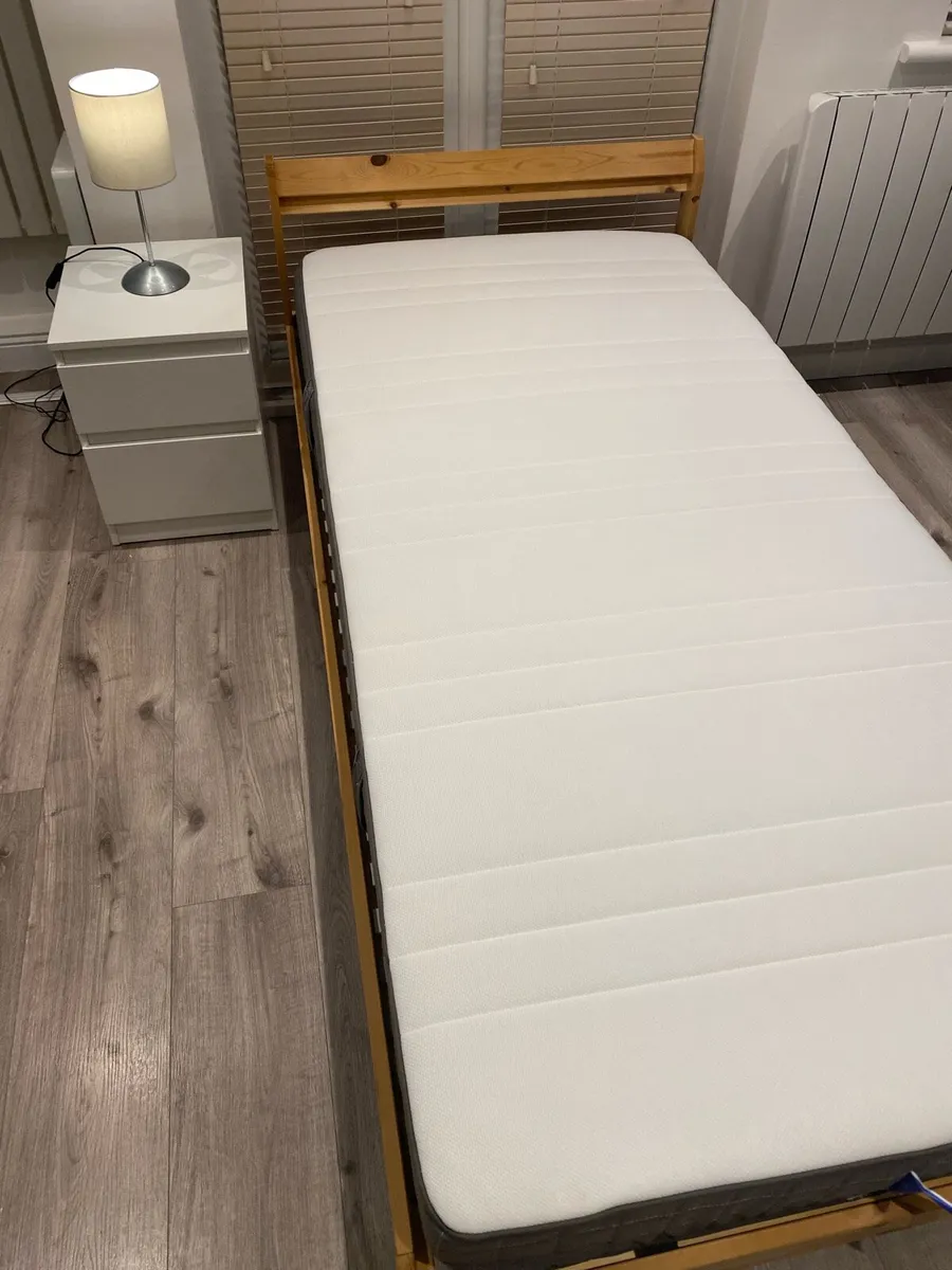 IKEA single bed and locker set - Image 4