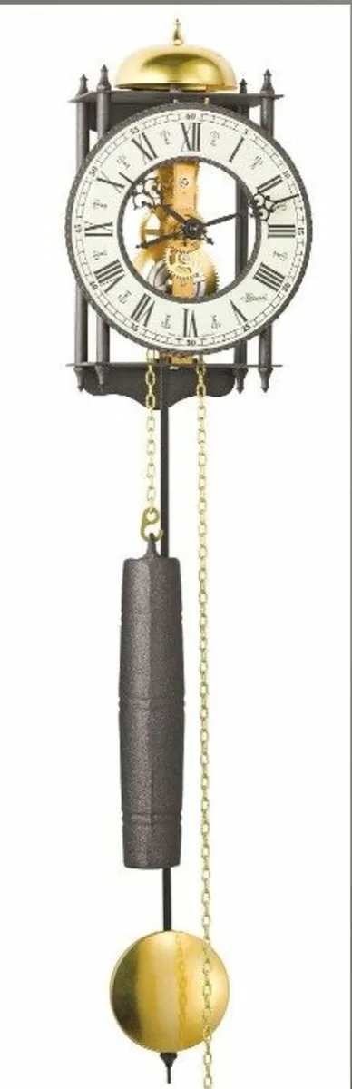 Hermle Skeleton-Design Pendulum Wall Clock - Image 4