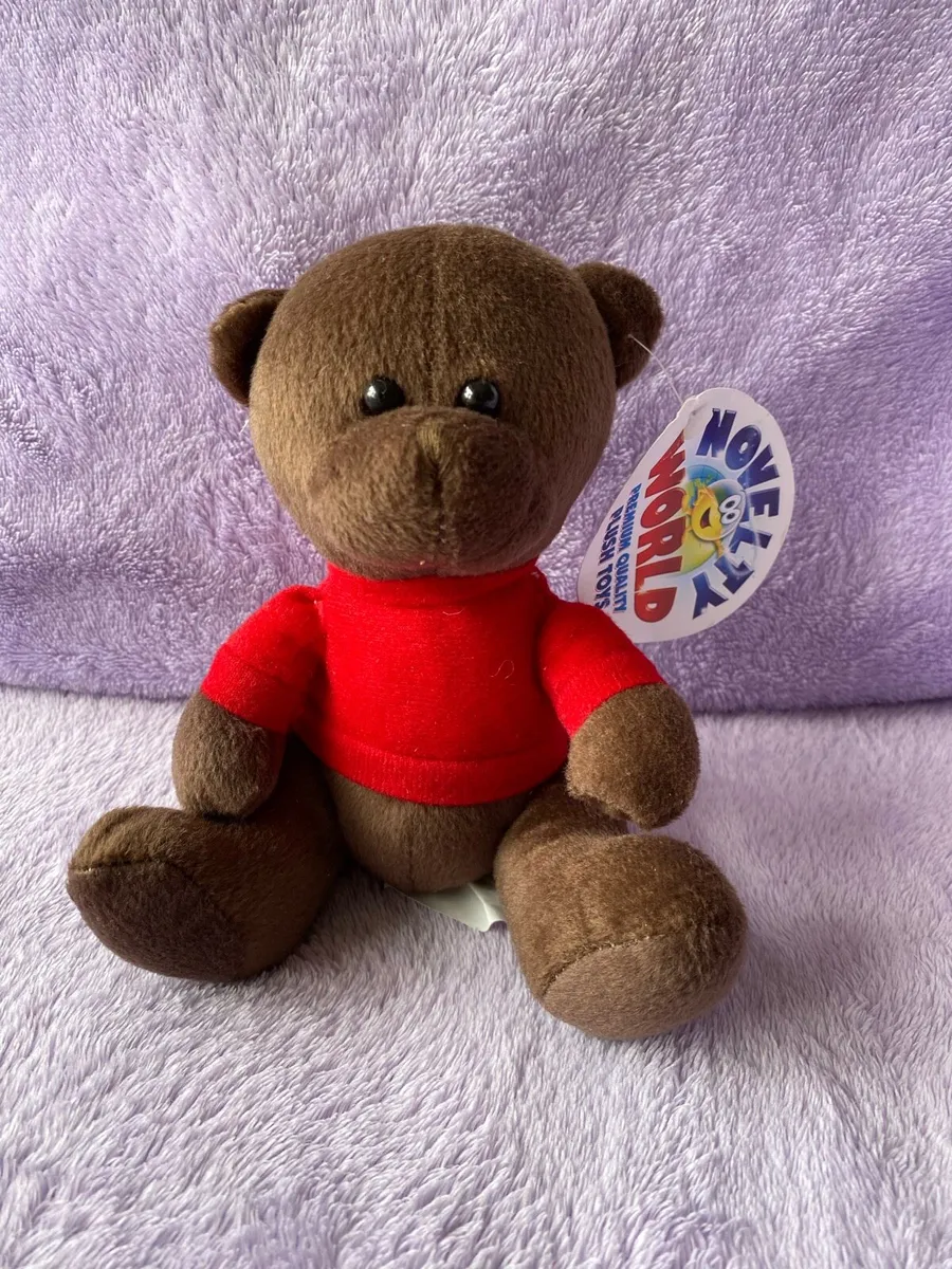Brand New Toy 🧸 Brown and Red Teddy Bear - Image 1