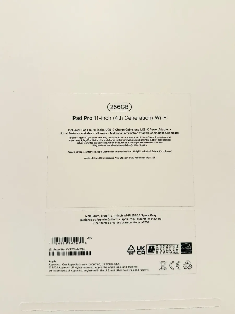 Ipad pro M2 11inch 2022 - Image 1