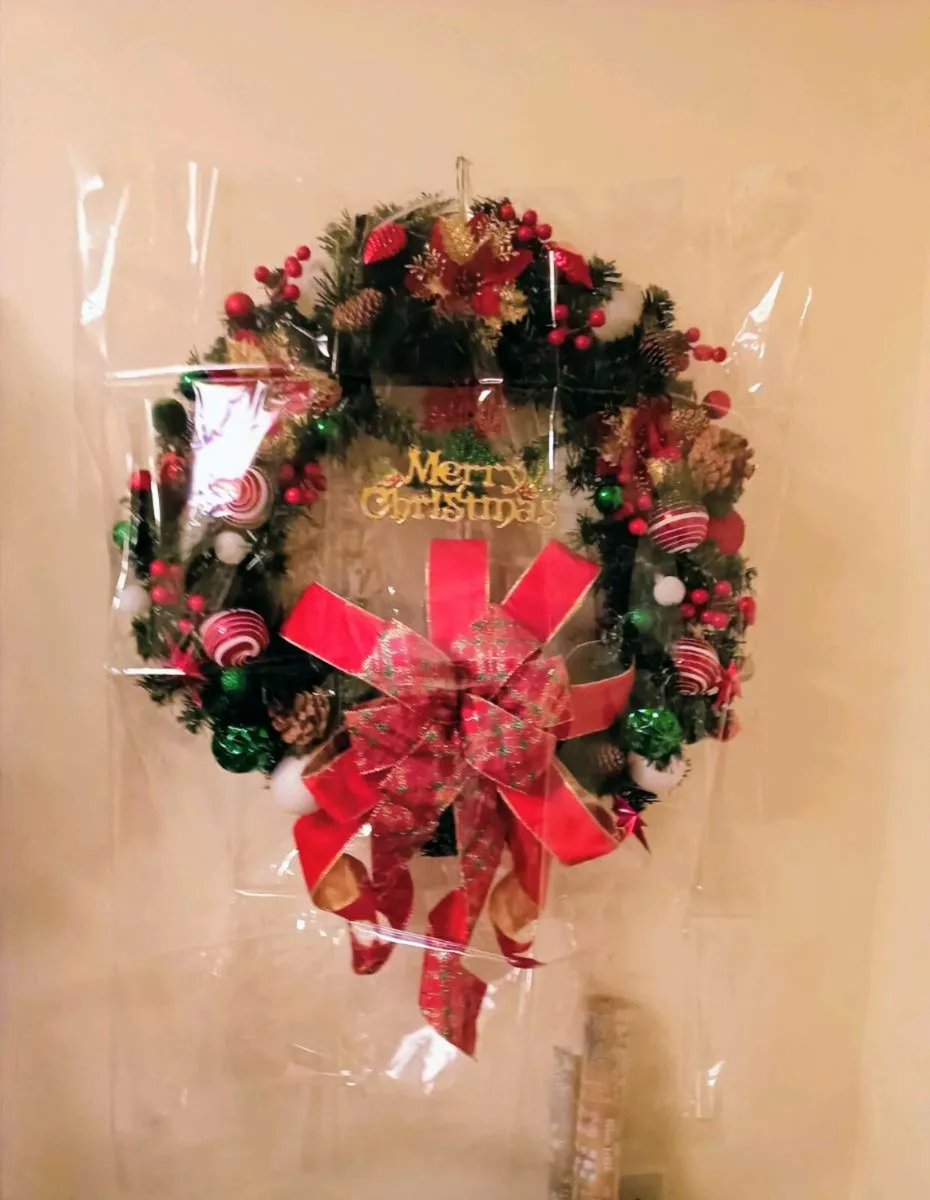 Large Handmade Christmas Wreath - Image 1