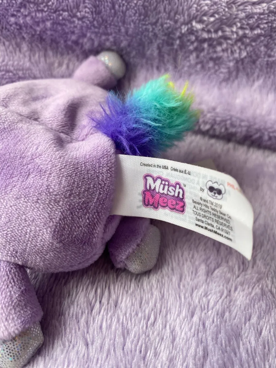 Mush Meez Unicorn Purple Plush Toy - Image 3