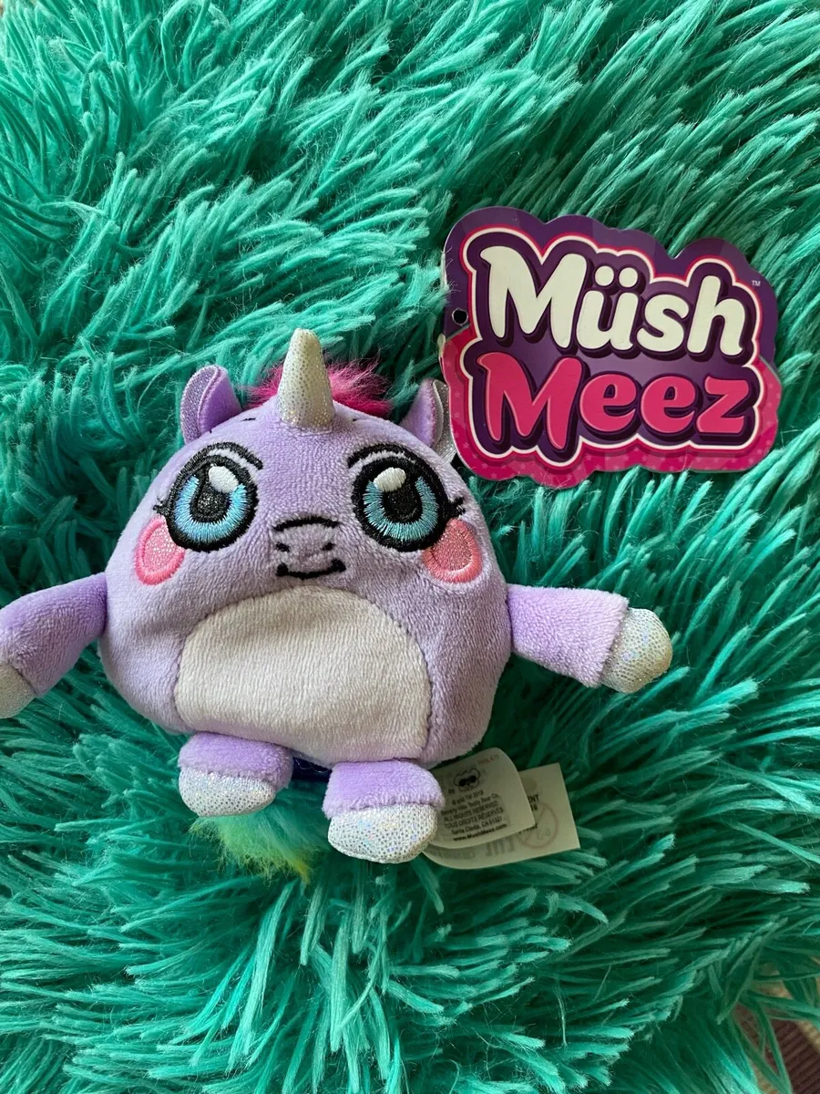 Mush Meez Unicorn Purple Plush Toy - Image 4