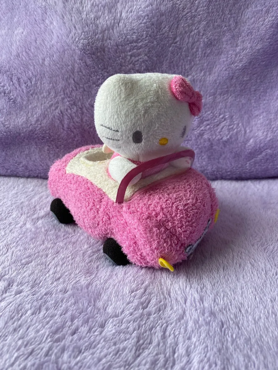 Hello Kitty Mini Car Plush Phone Holder/ Toy - Image 2