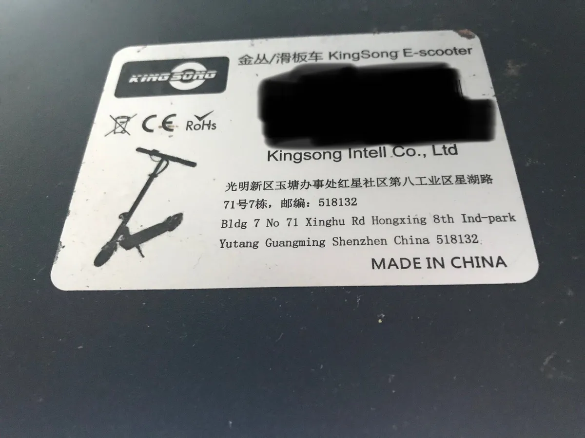 Kingsong Electric Scooter Dual motor 2000W 70Km/h - Image 3