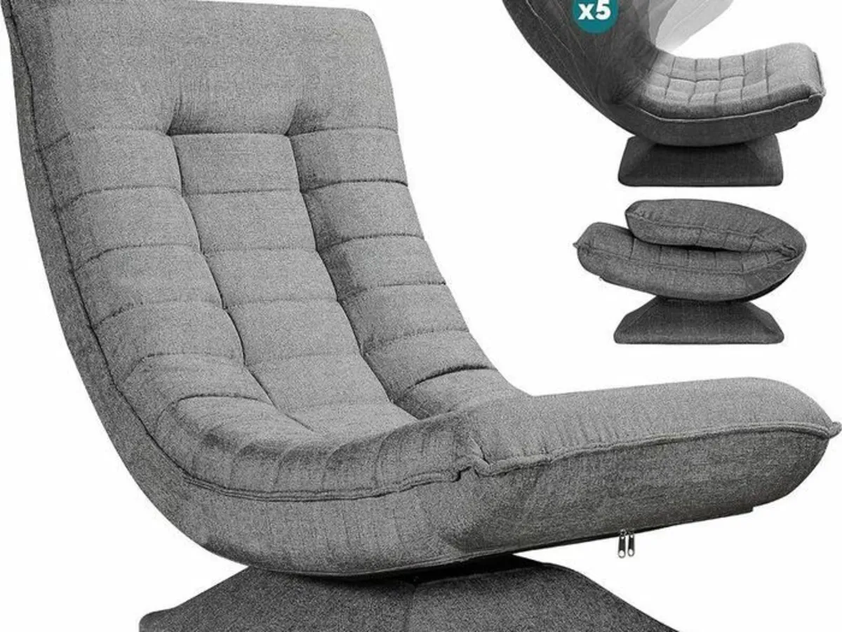 Armchair Recliner 360 deg 5-way adjustable backres - Image 1