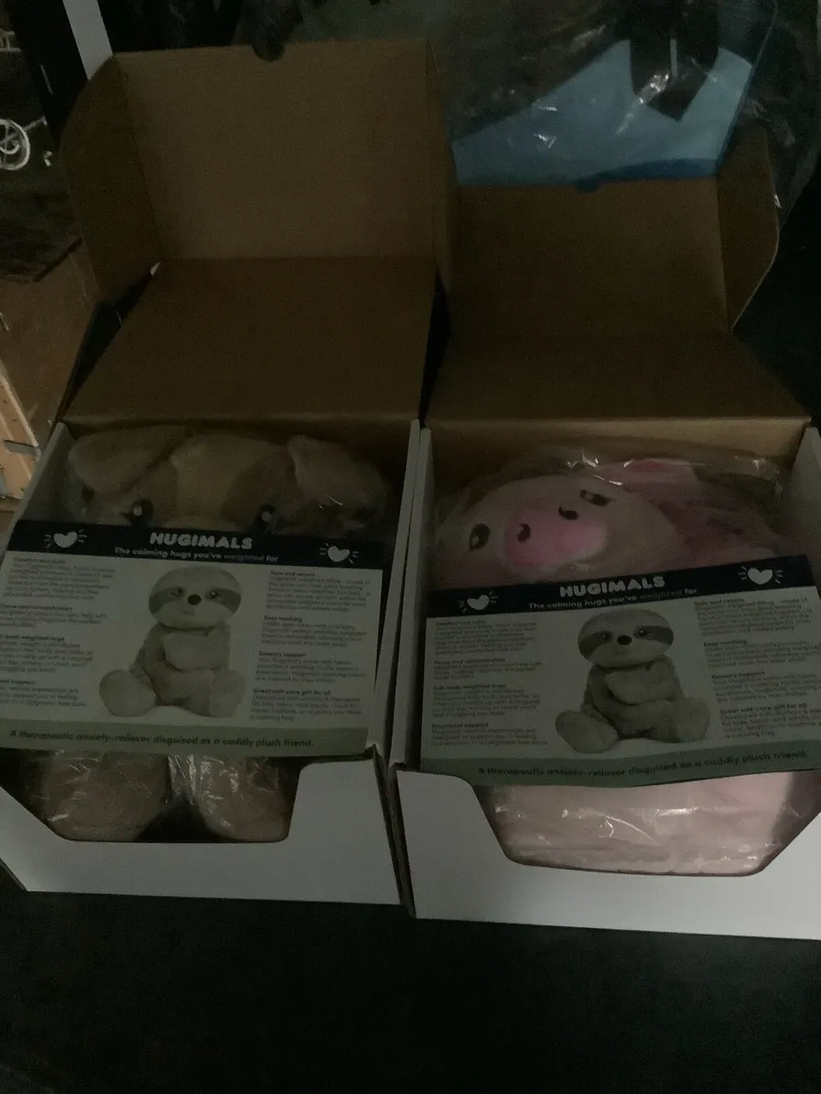 3 BRAND NEW WEIGHTED ANIMAL, PIG Dog Monkey. - Image 2
