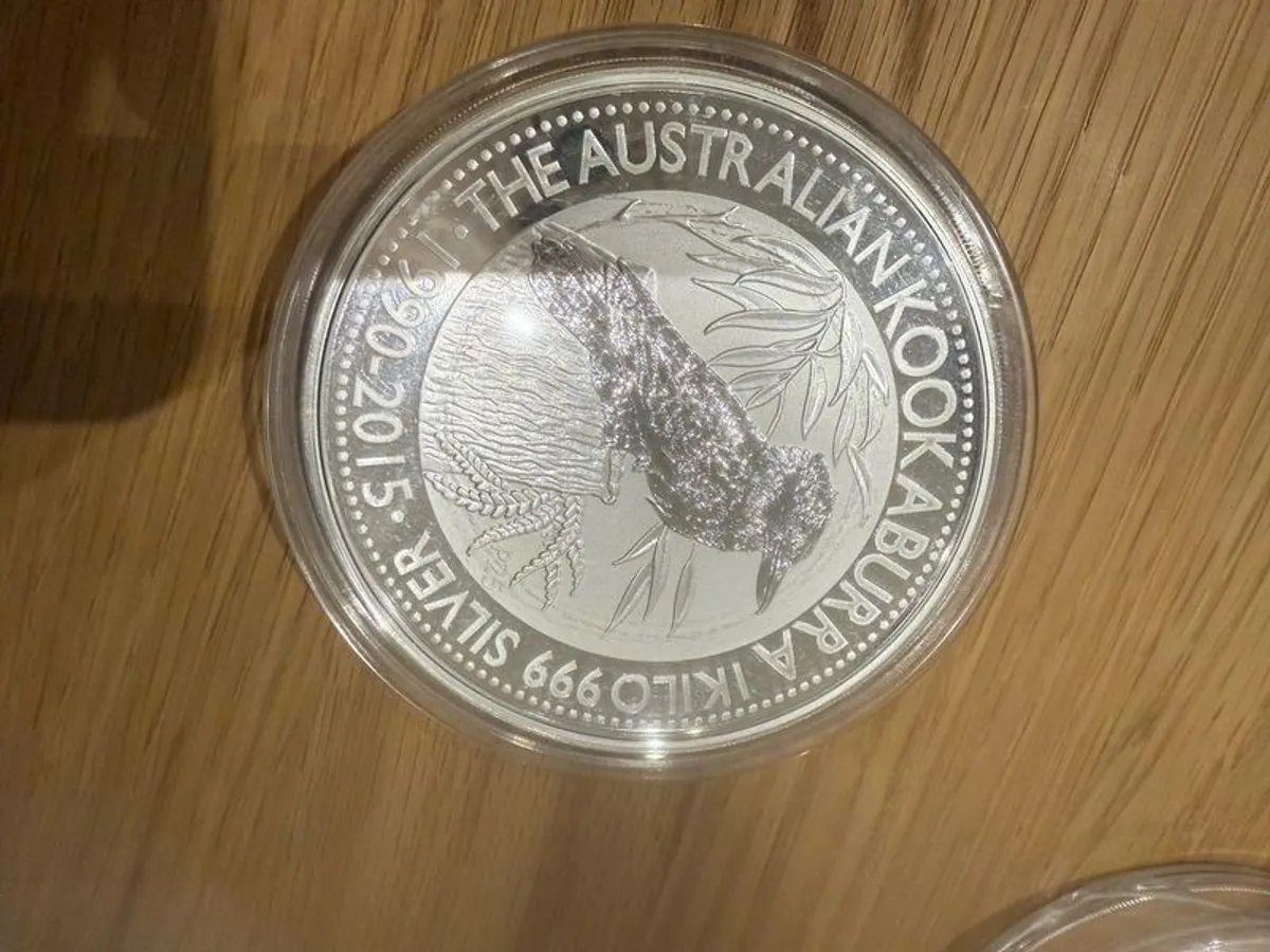 Fine silver 1kg coin bars 999.9 Koala/Kookaburra - Image 4