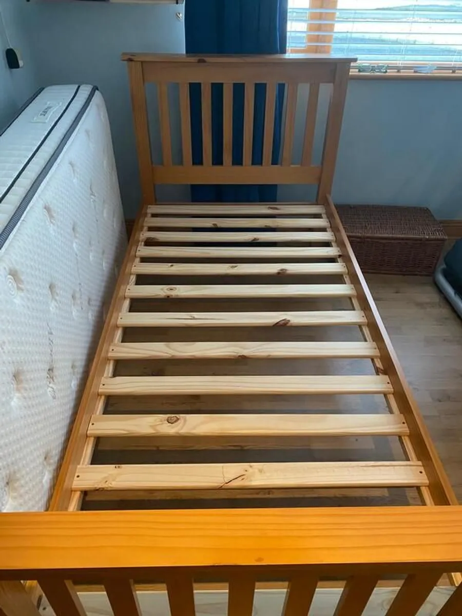 single bed with new mattress - Image 3