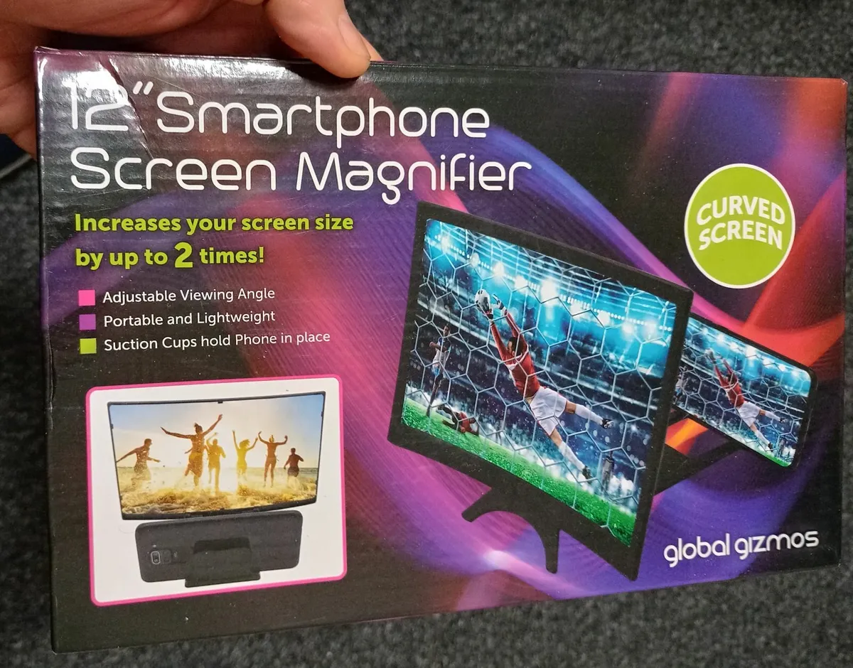 12" smartphone screen magnifier - Image 1