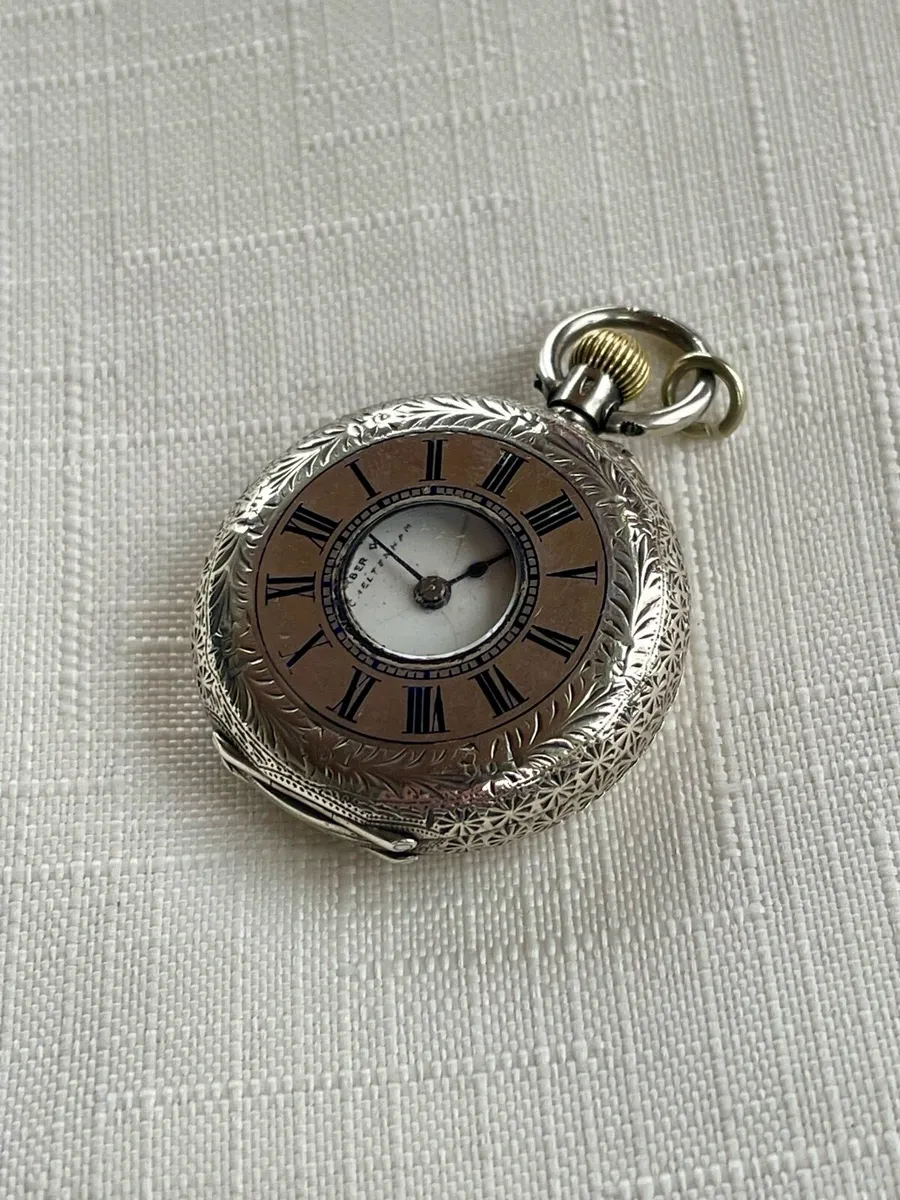 Antique Silver Pocket Watch - Image 1