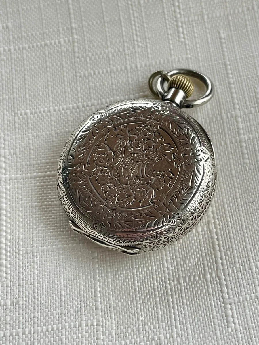Antique Silver Pocket Watch - Image 2