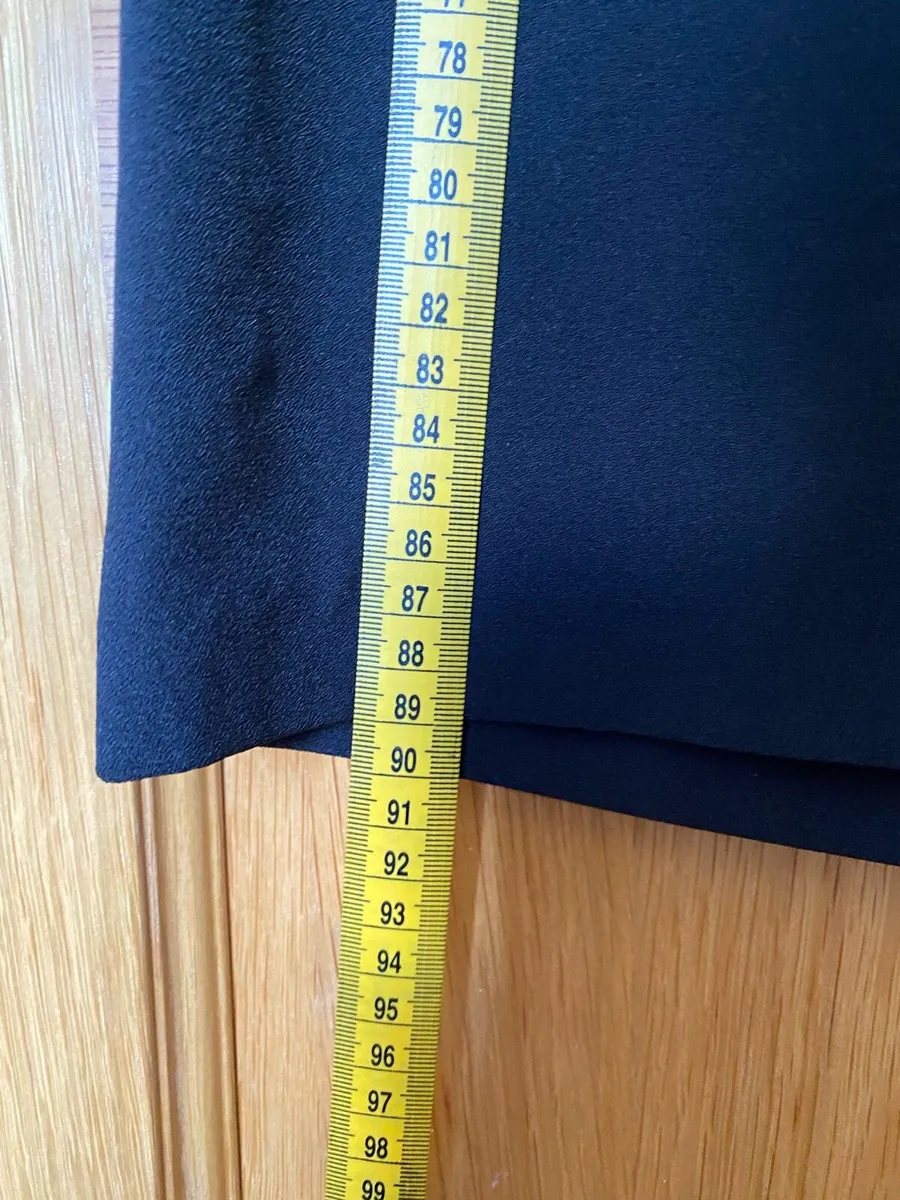 Women’s Casual Black Wide Leg Trousers - Image 2