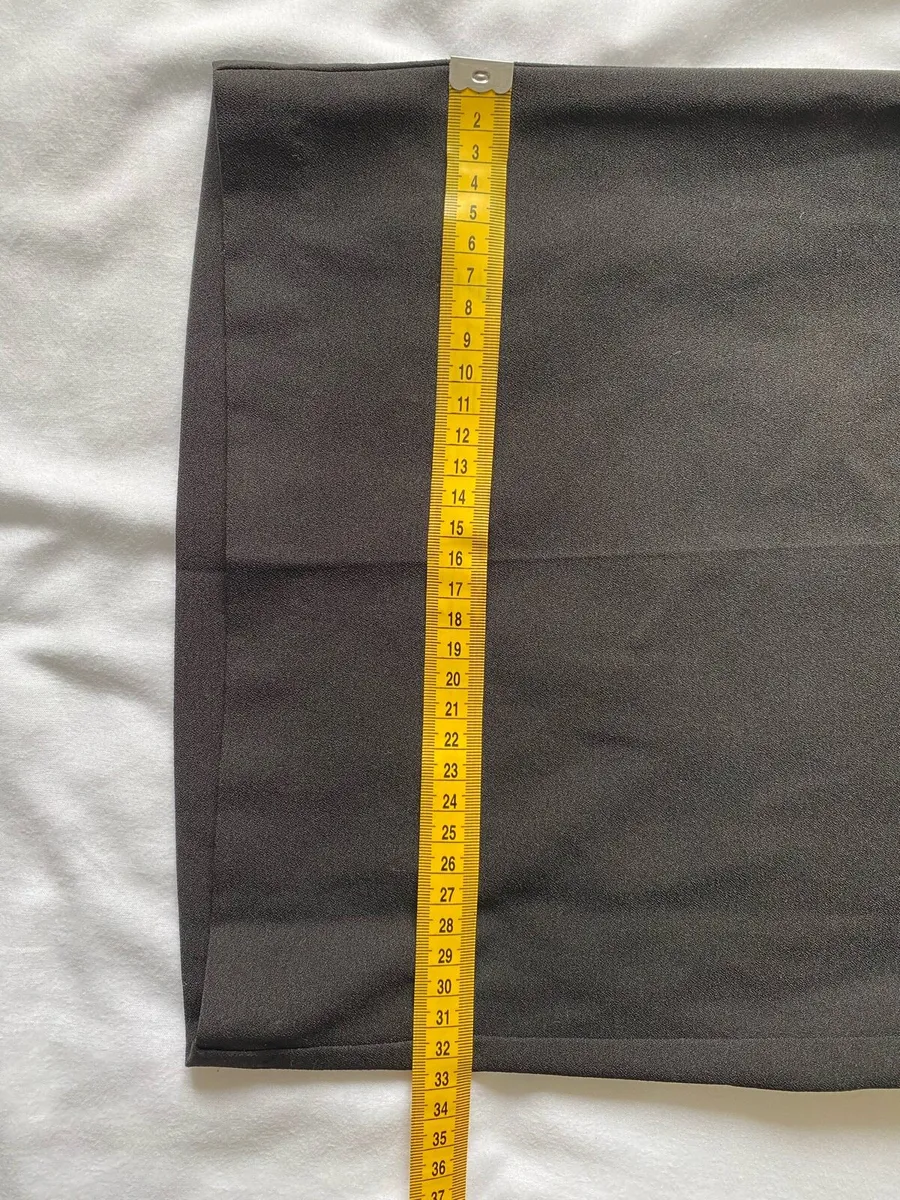 Women’s Casual Black Wide Leg Trousers - Image 3