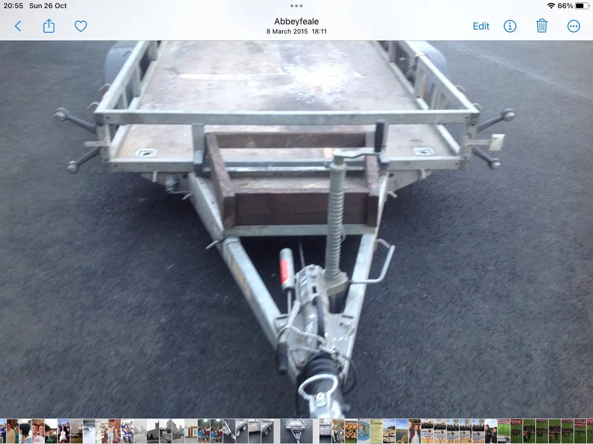 Ifor williams plant trailer - Image 1