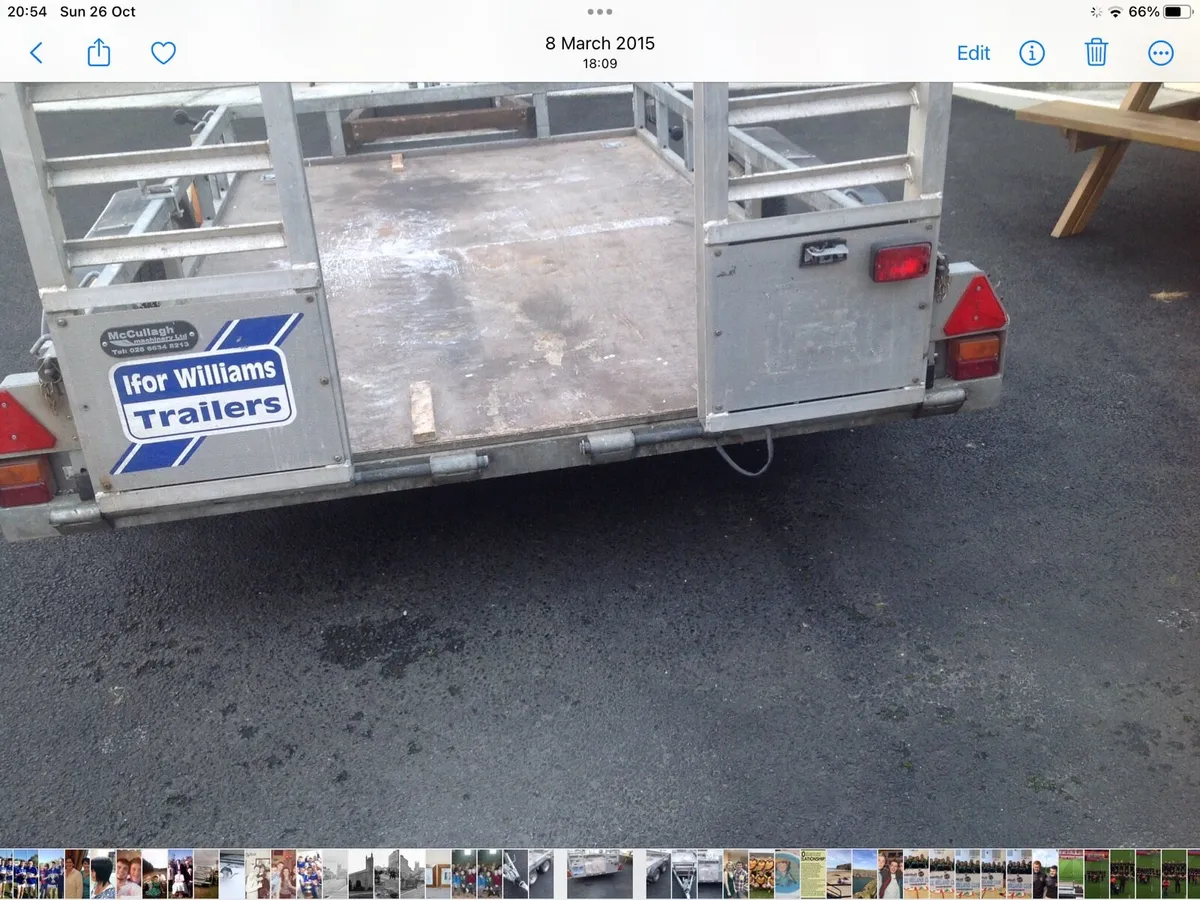 Ifor williams plant trailer - Image 2