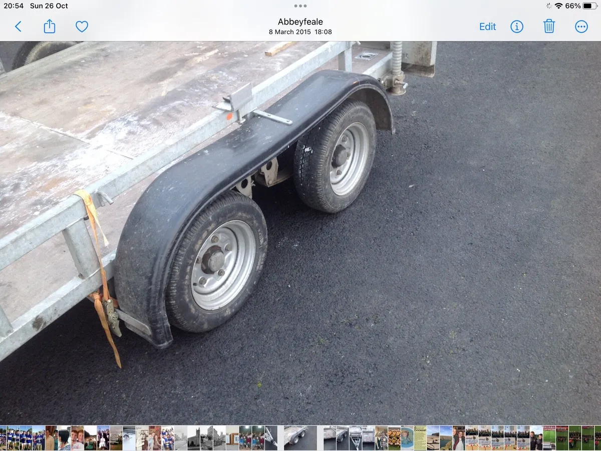 Ifor williams plant trailer - Image 4