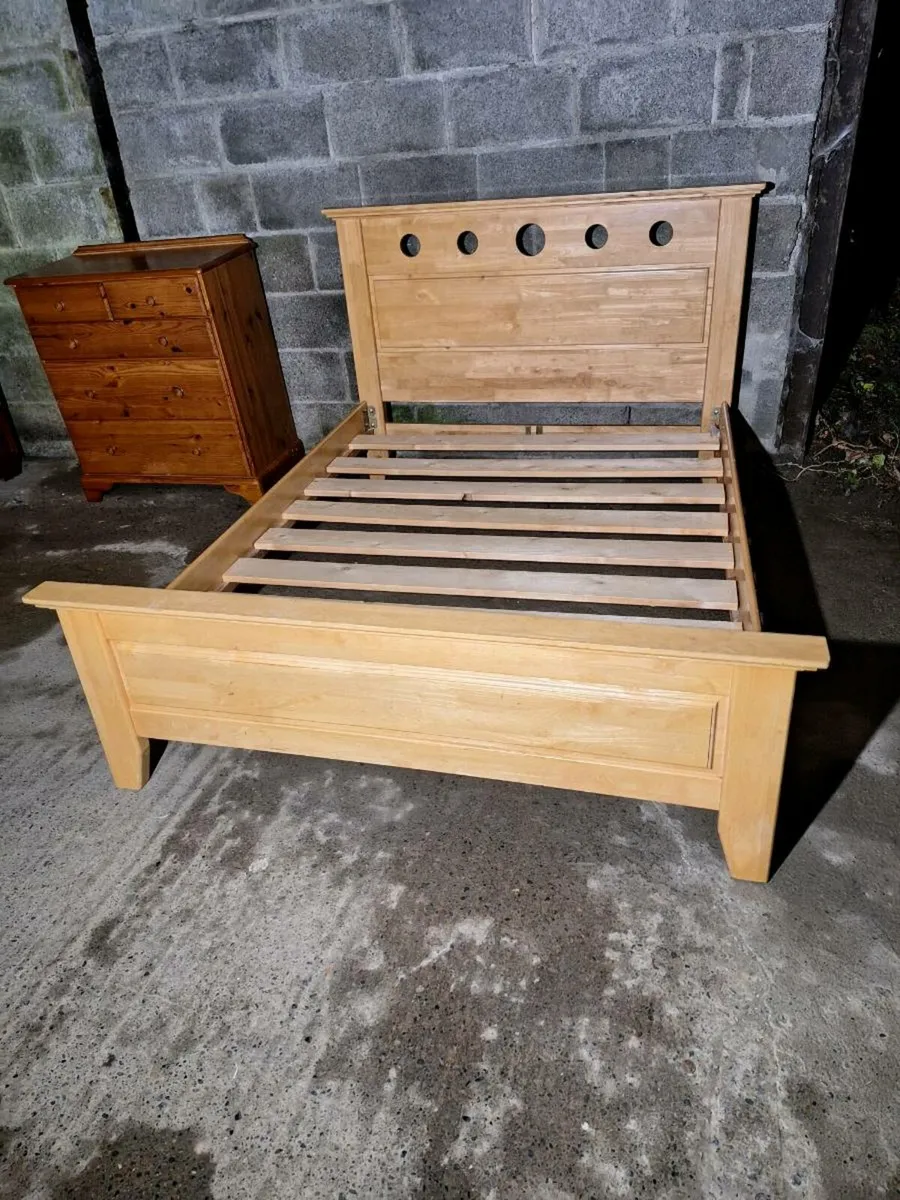 Double bed frame (DELIVERY) - Image 2