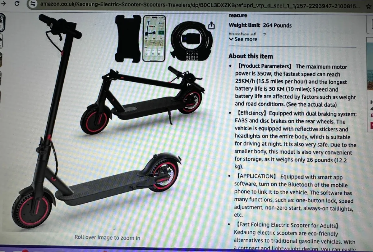 electric scooter - Image 3