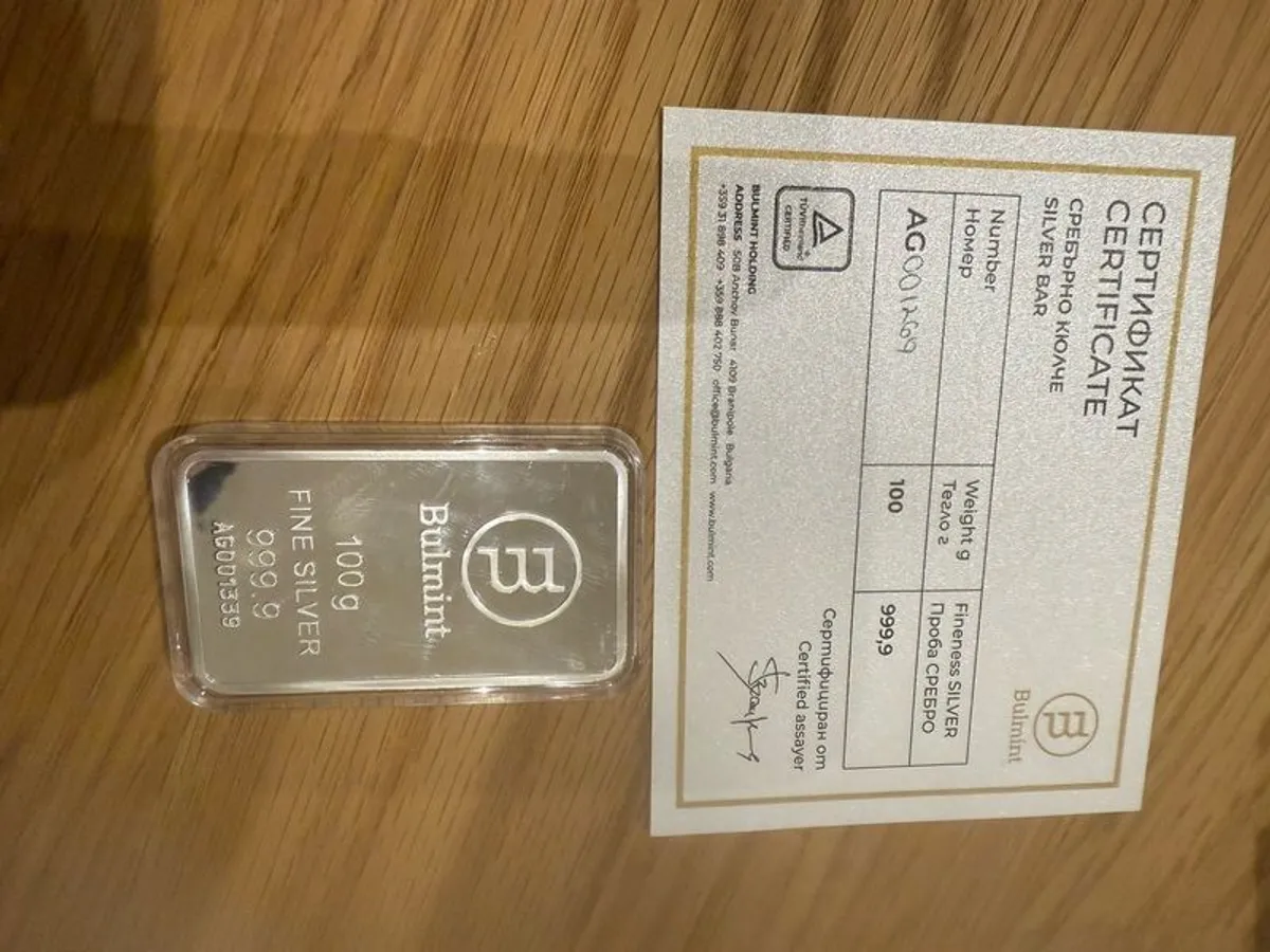 Bulmint Silver bar 999.9 pure - Image 3