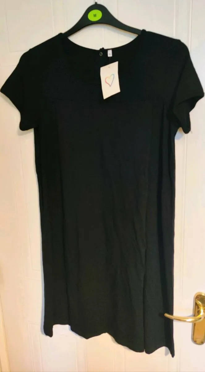 🖤 Classic Black Dress – Size XL – Soft & Versatil - Image 1