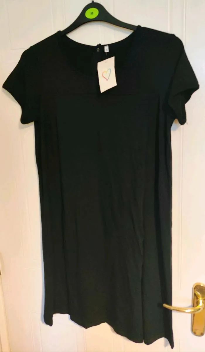 🖤 Classic Black Dress – Size XL – Soft & Versatil - Image 2