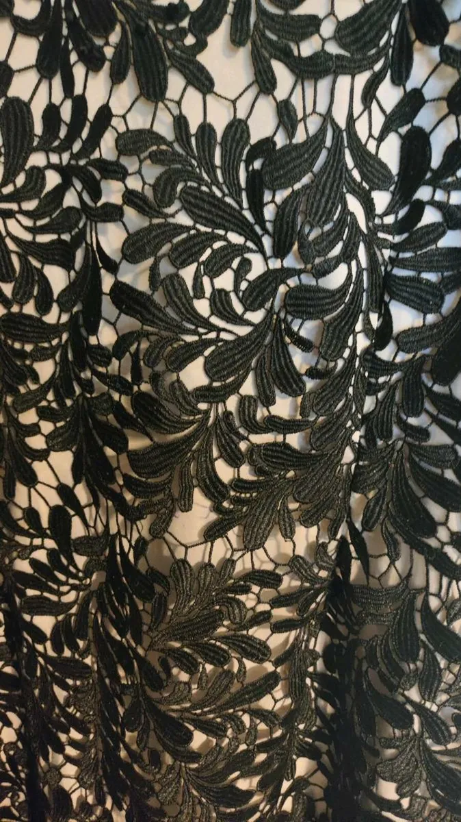 ✨ Jacques Vert Black Lace Dress – UK20 – Timeless - Image 2