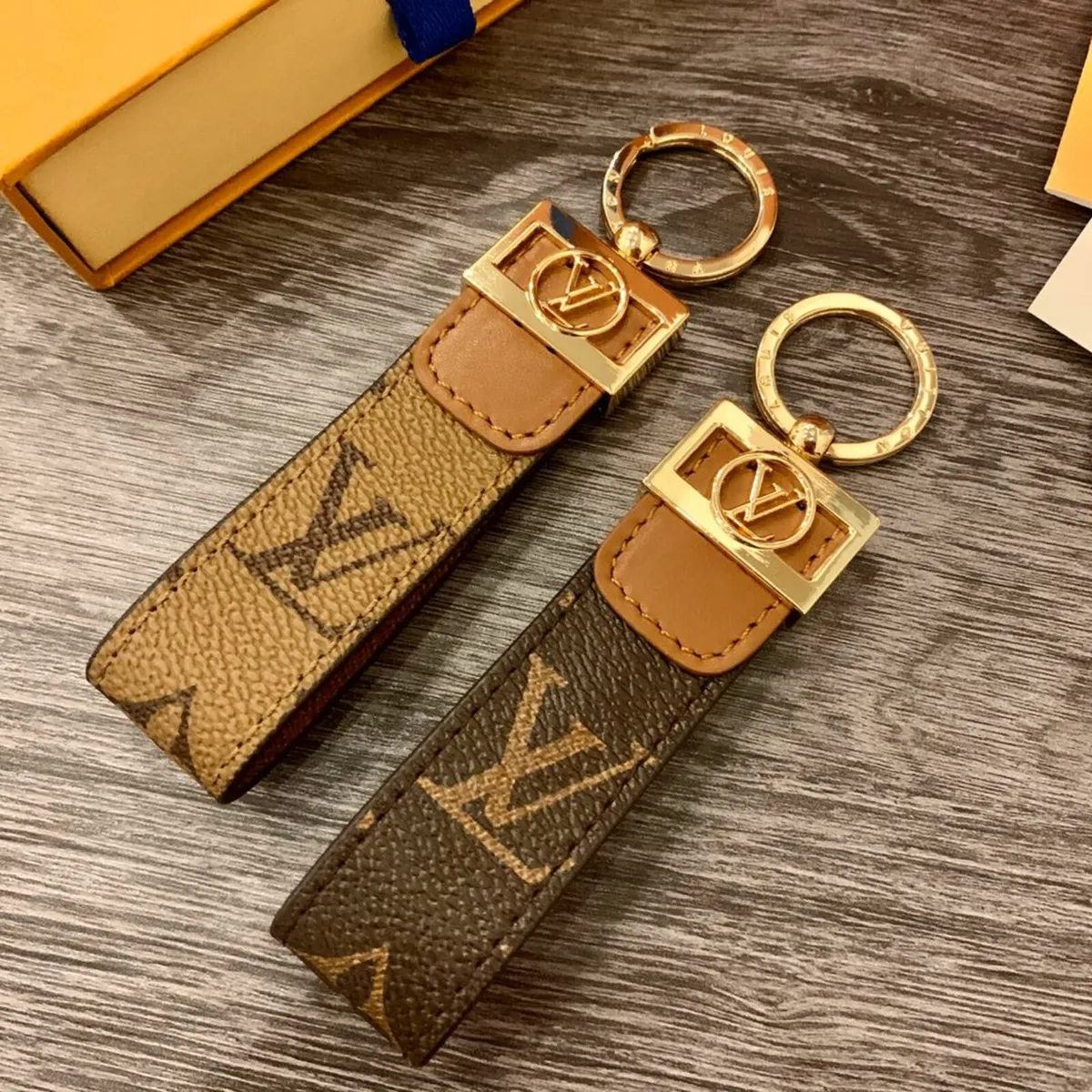 Louis Vuitton Dauphine Dragonne Key Ring Bag Charm - Image 1