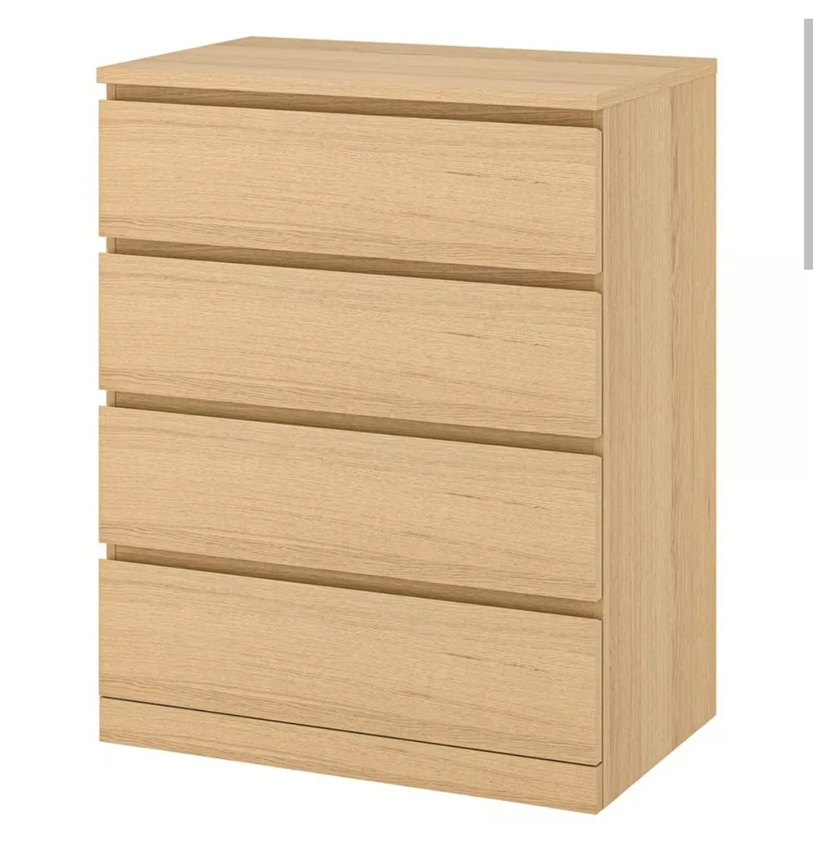 Ikea malm 4 drawes unit - Image 1