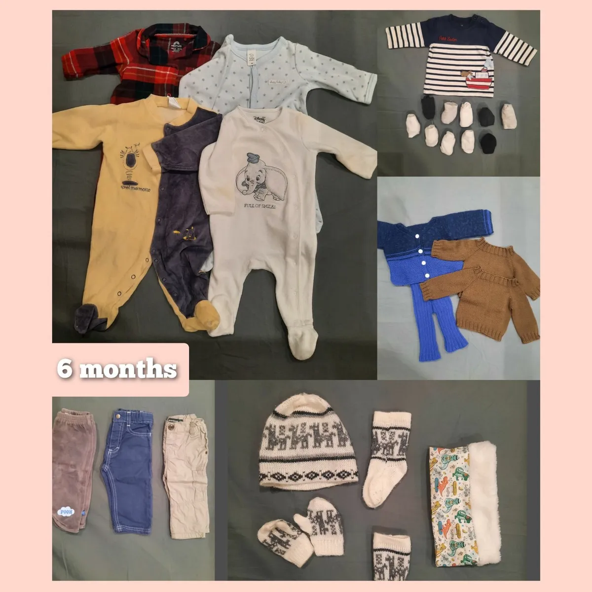 6-months all-seasons boys' clothes - Image 1